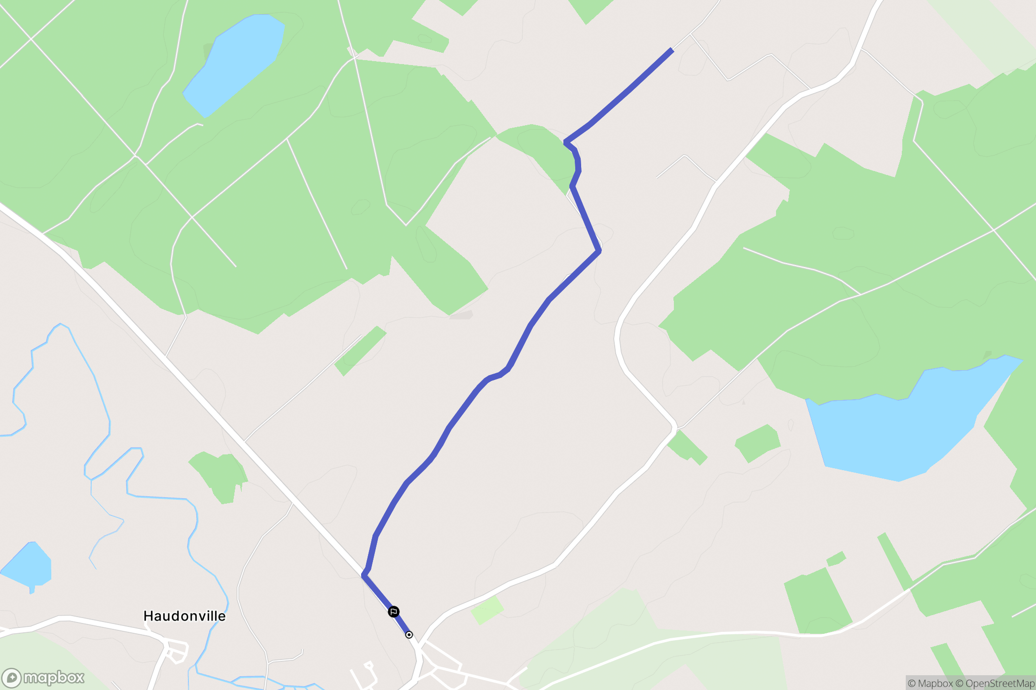Gerbéviller : carte du parcours de randonnée - France