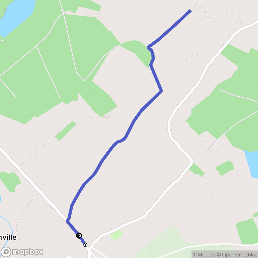 Gerbéviller : carte du parcours de randonnée - France