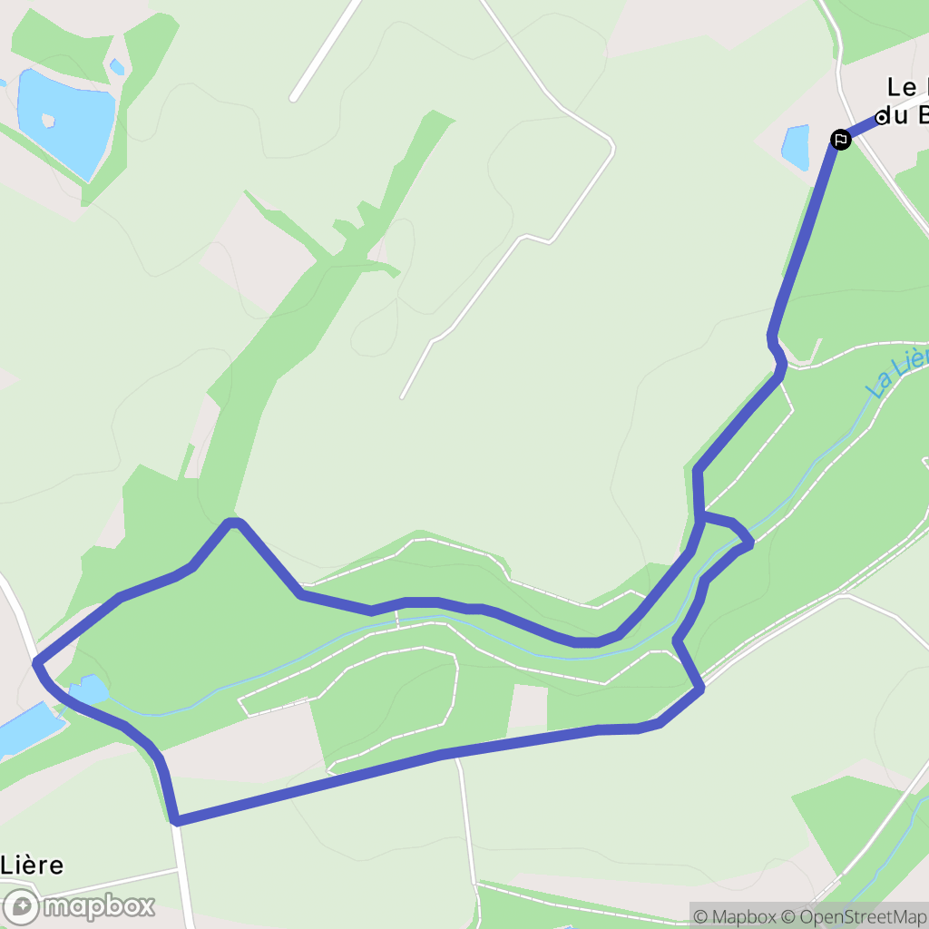 Sainte-Flaive-des-Loups : carte du parcours de randonnée - France