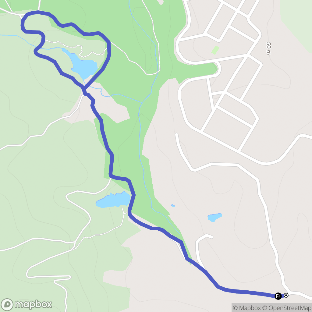 Roquebrune-sur-Argens : carte du parcours de randonnée - France