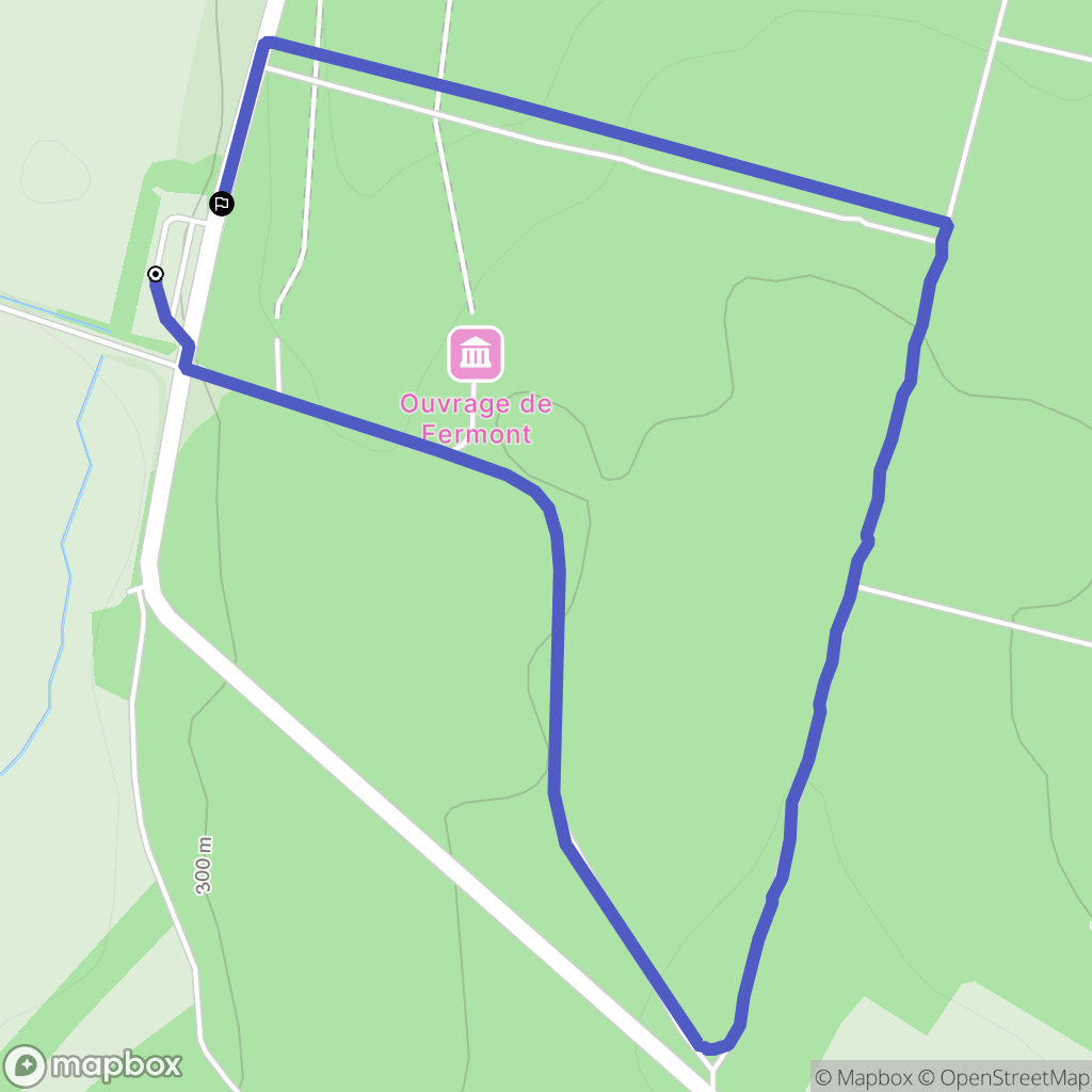 Viviers-sur-Chiers : carte du parcours de randonnée - France