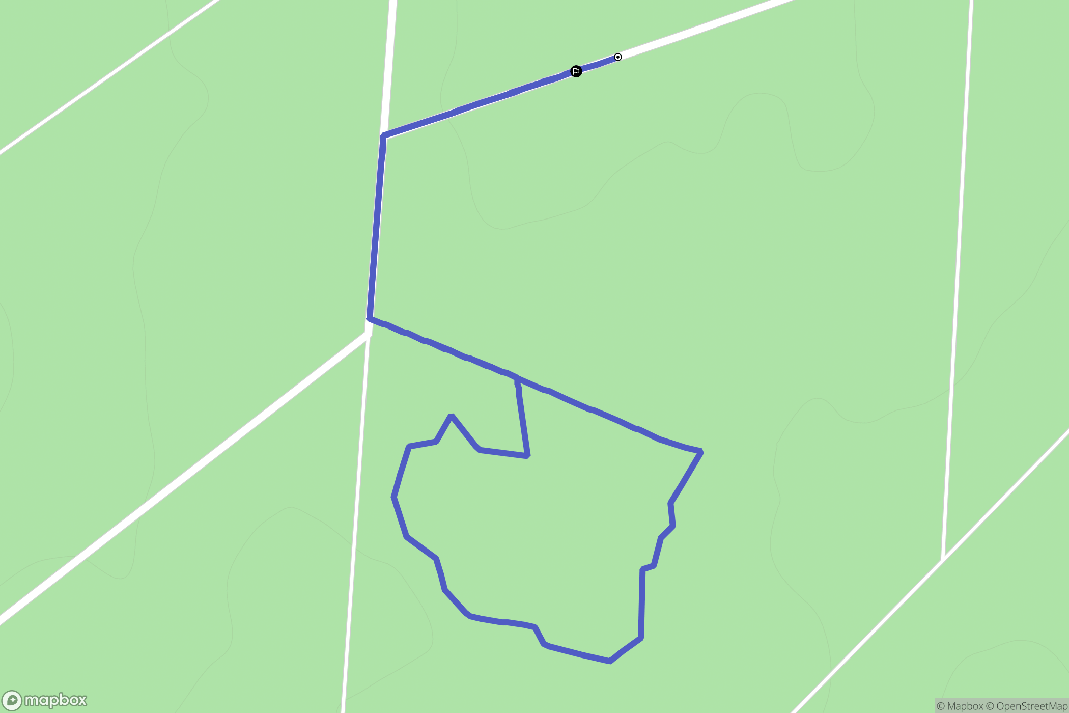 Louvemont : carte du parcours de randonnée - France