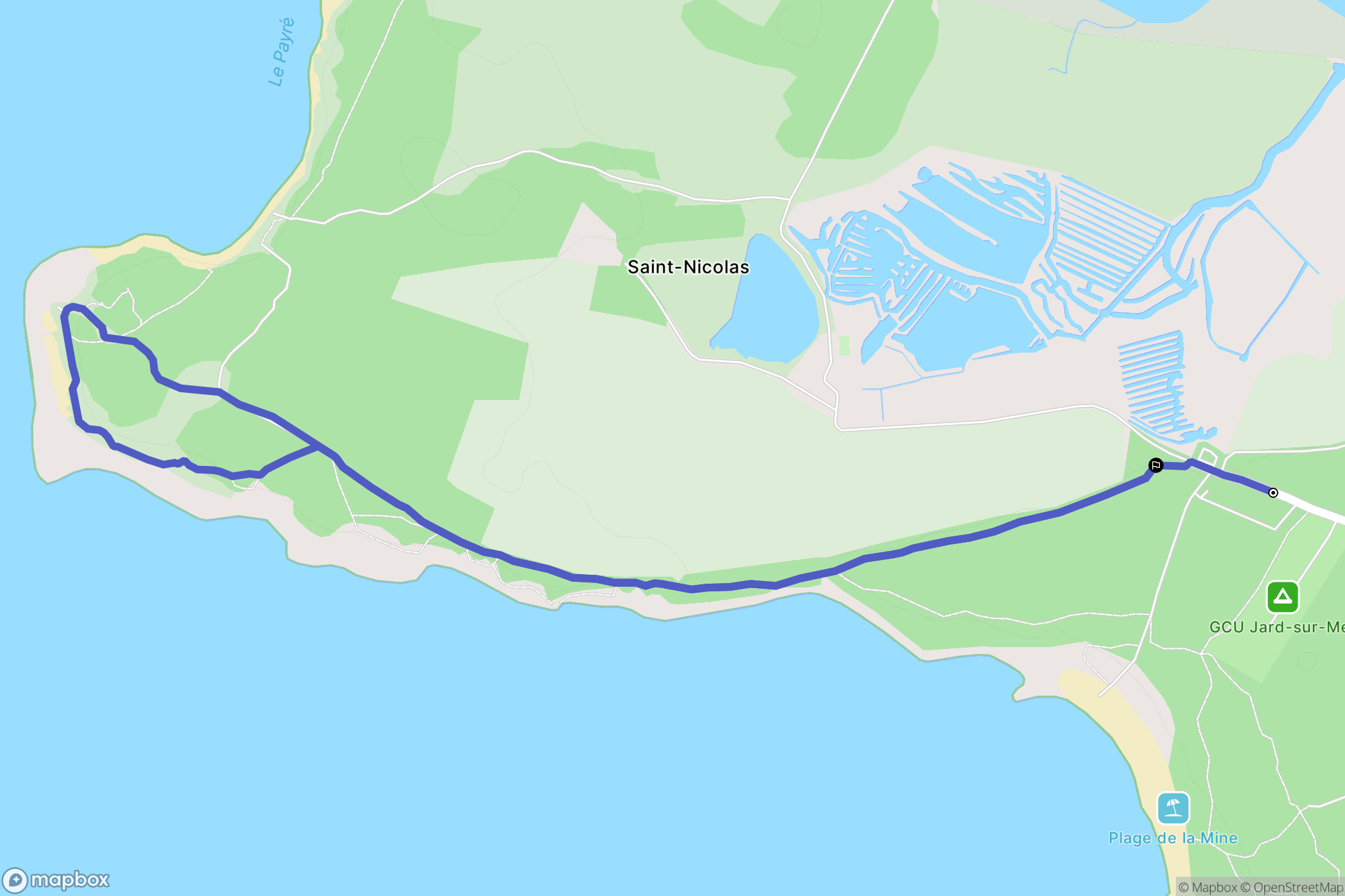 Jard-sur-Mer: routekaart voor buitenactiviteiten - France