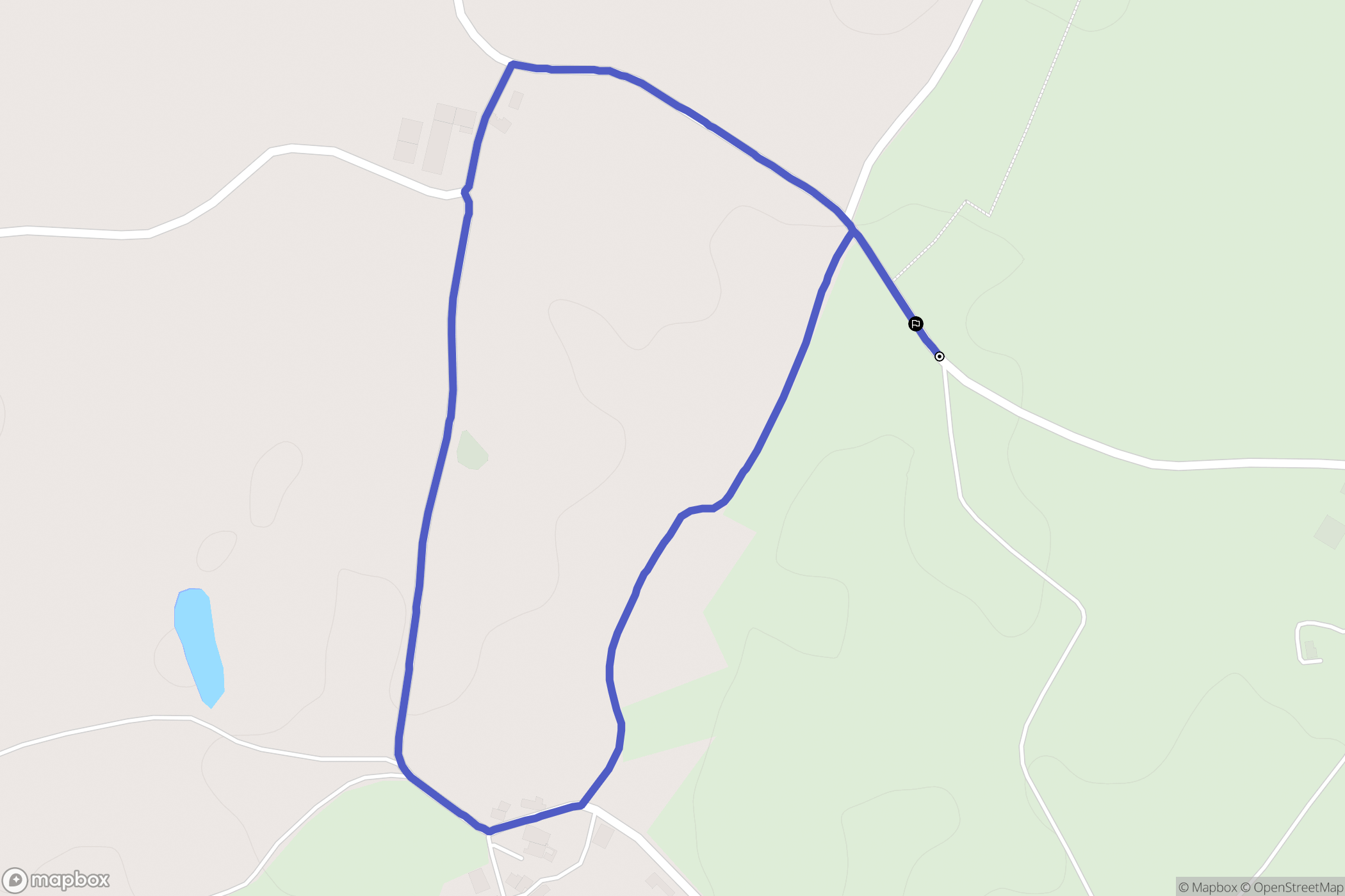 Aubigny-Les Clouzeaux : carte du parcours de randonnée - France