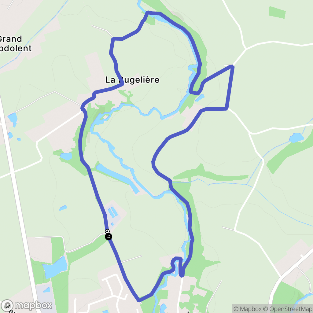 Les Lucs-sur-Boulogne : carte du parcours de randonnée - France