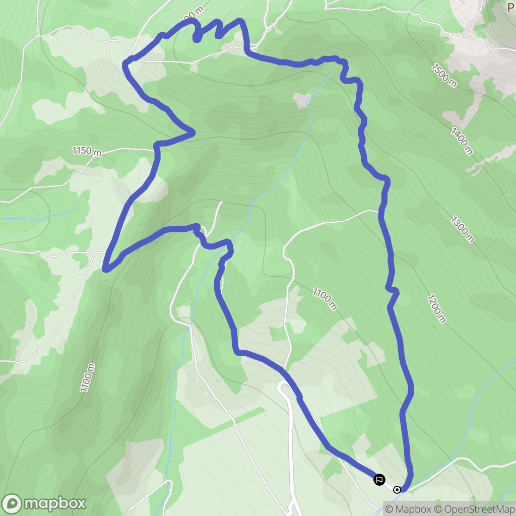 Dingy-Saint-Clair : carte du parcours de randonnée - France