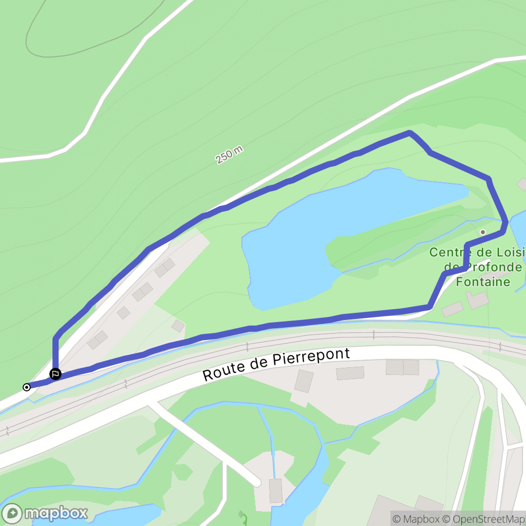 Longuyon : carte du parcours de randonnée - France