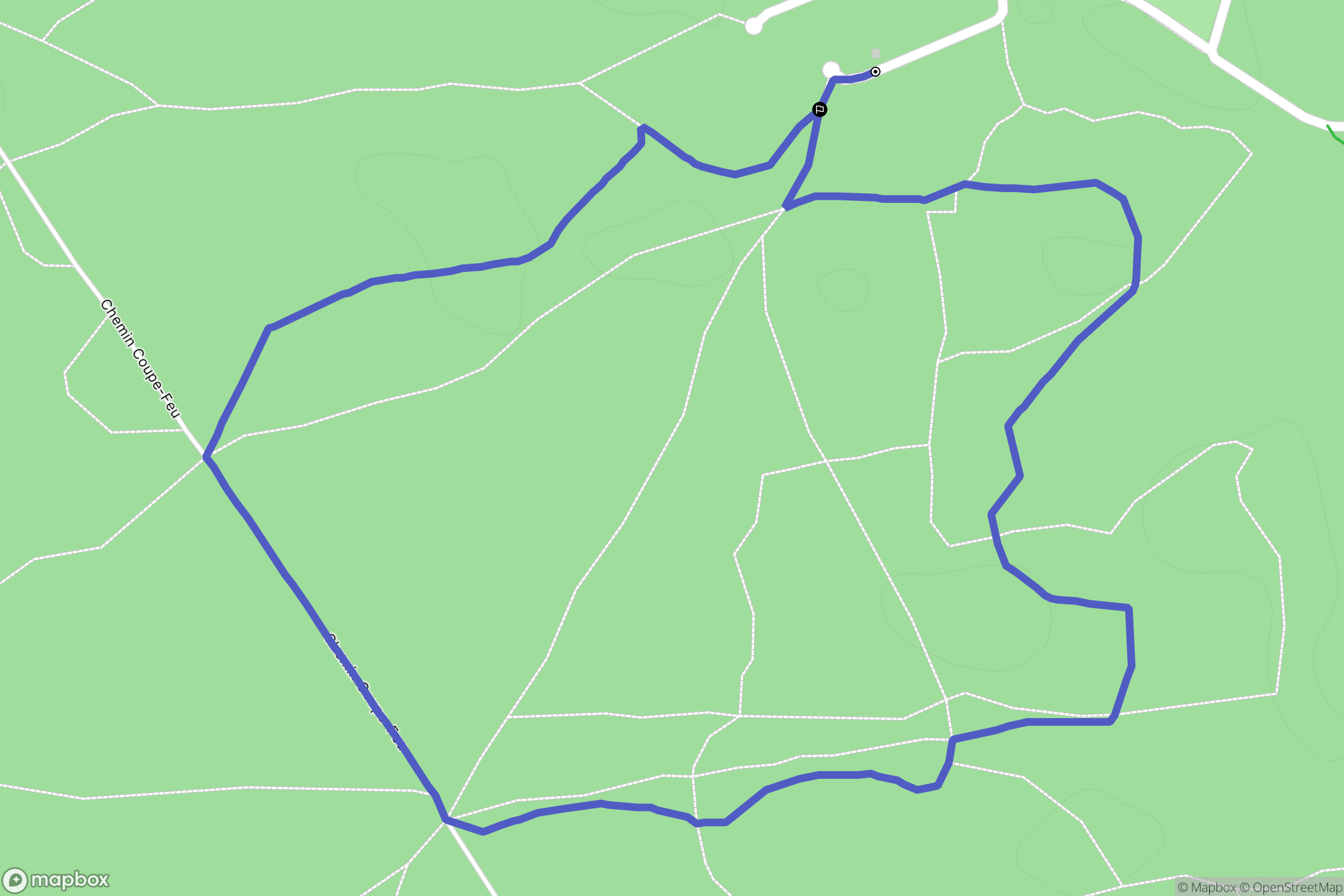 Longeville-sur-Mer : carte du parcours de randonnée - France