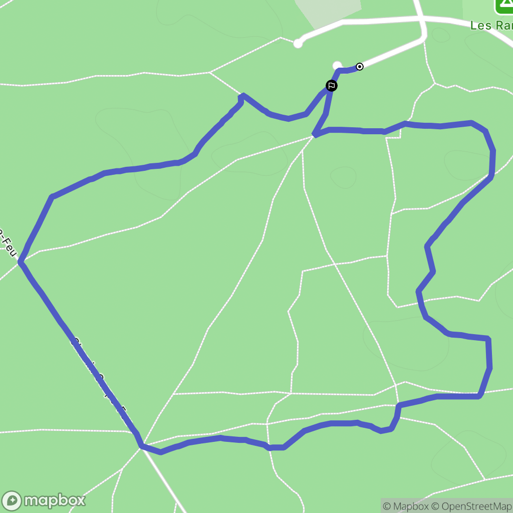 Longeville-sur-Mer : carte du parcours de randonnée - France