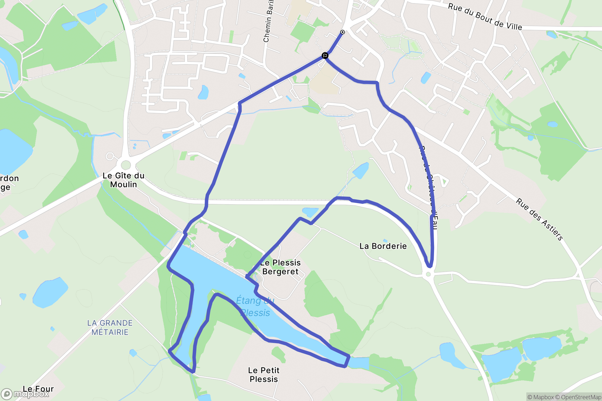 La Ferrière: routekaart voor buitenactiviteiten - France