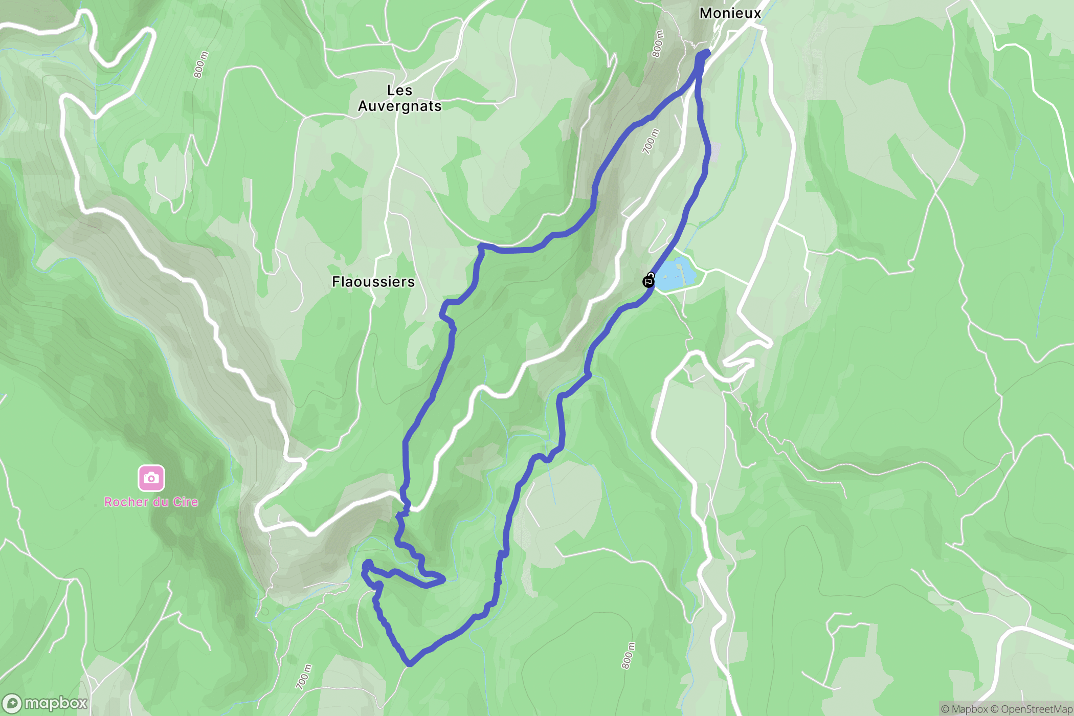 Monieux: routekaart voor buitenactiviteiten - France