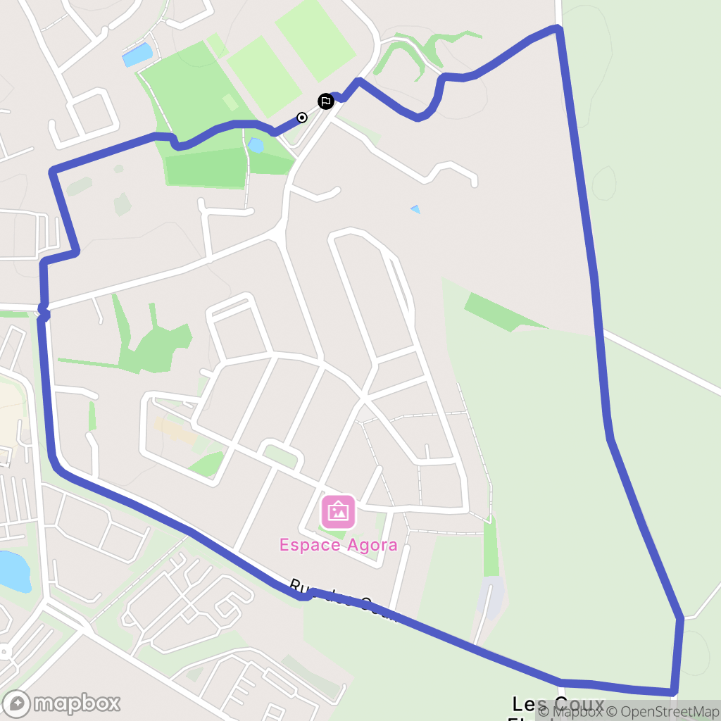 Le Poiré-sur-Vie : carte du parcours de randonnée - France