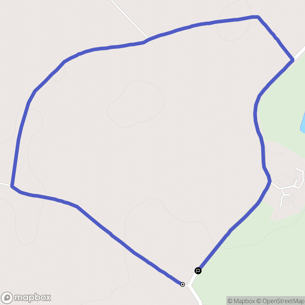Aubigny-Les Clouzeaux : carte du parcours de randonnée - France