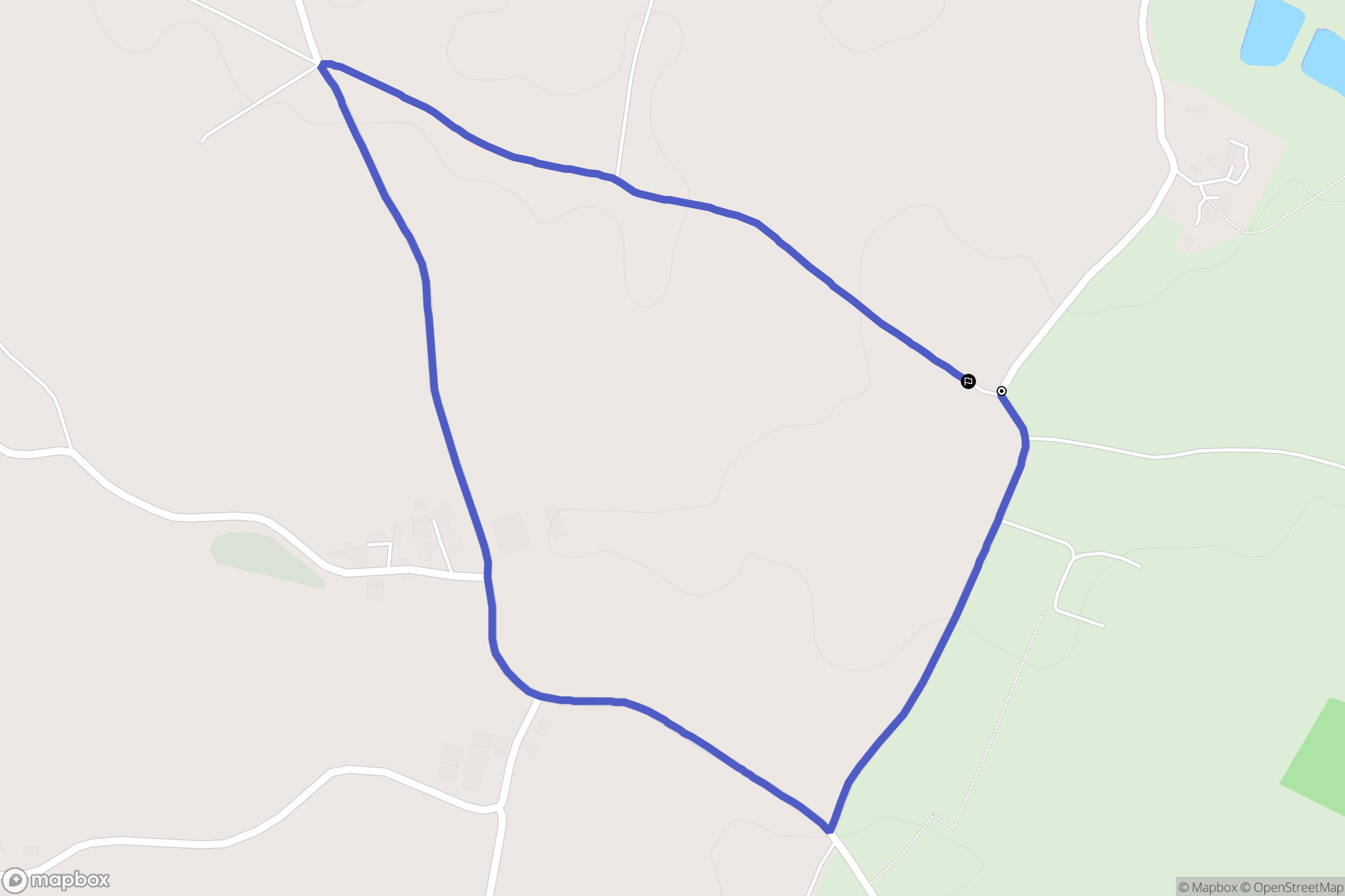 Aubigny-Les Clouzeaux : carte du parcours de randonnée - France