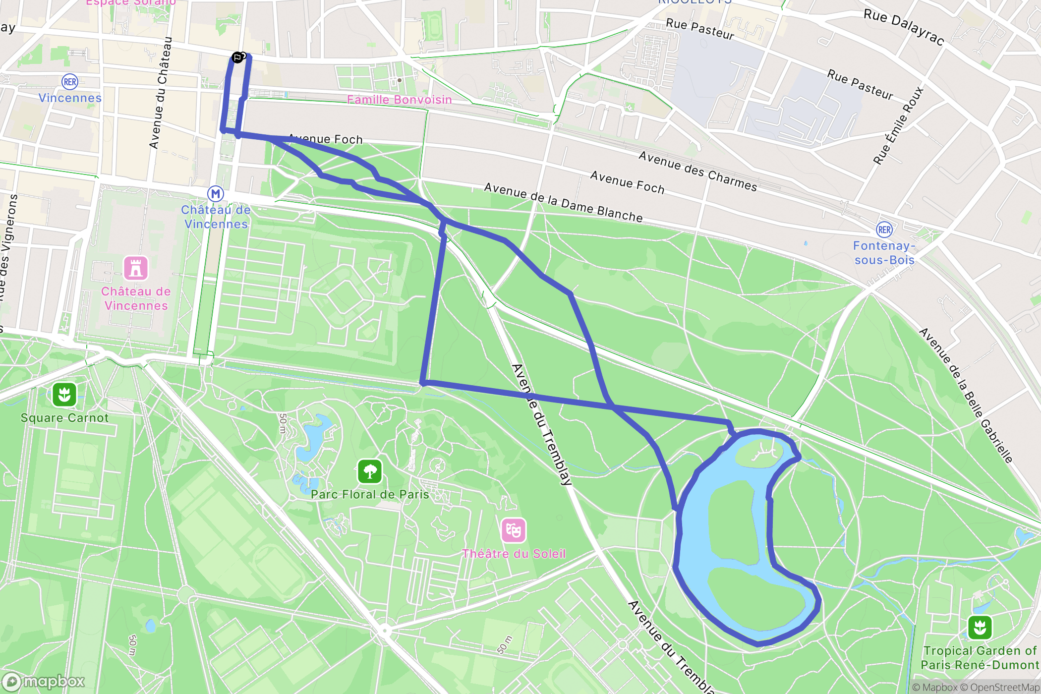 vincennes: routekaart voor buitenactiviteiten - France