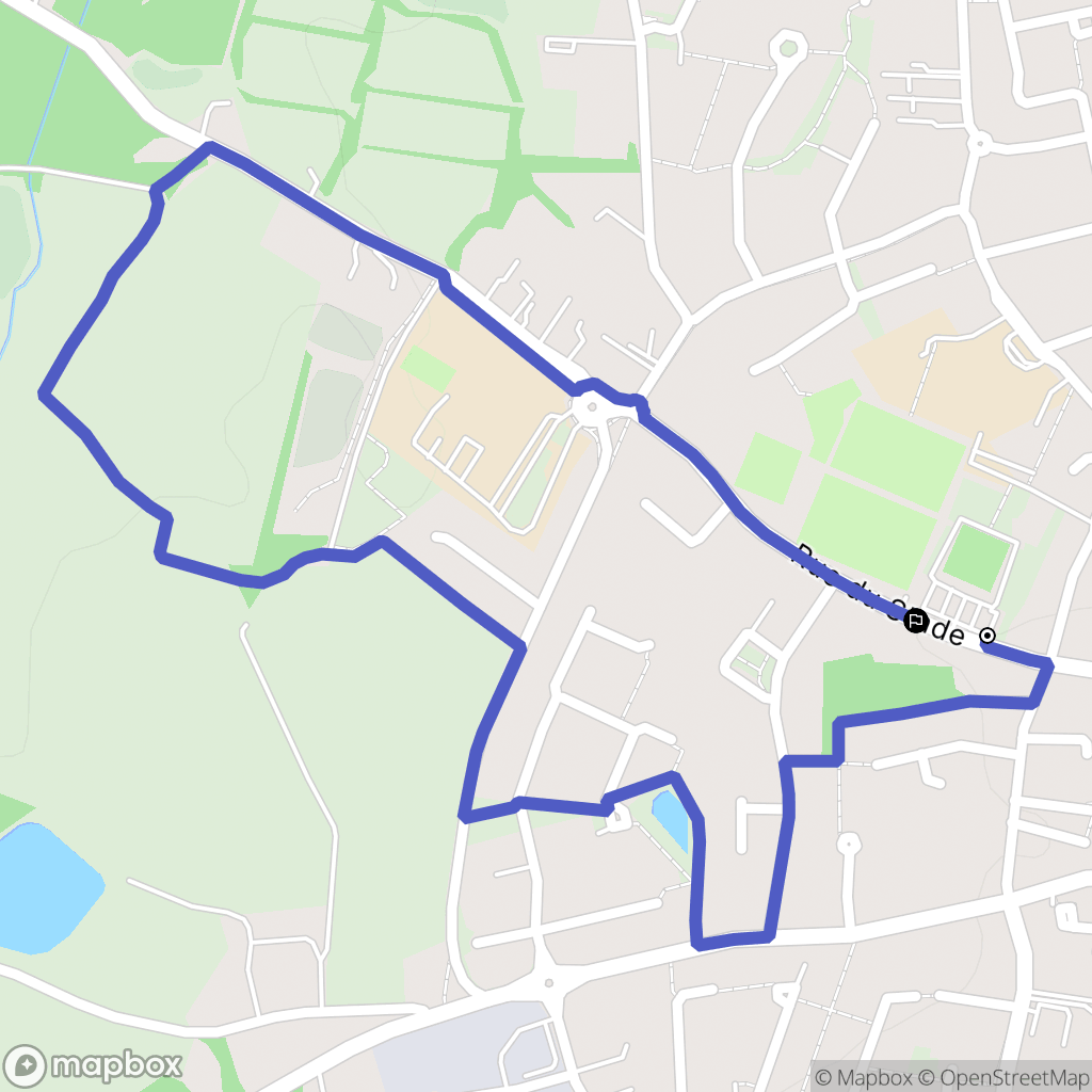 Aubigny-Les Clouzeaux : carte du parcours de randonnée - France