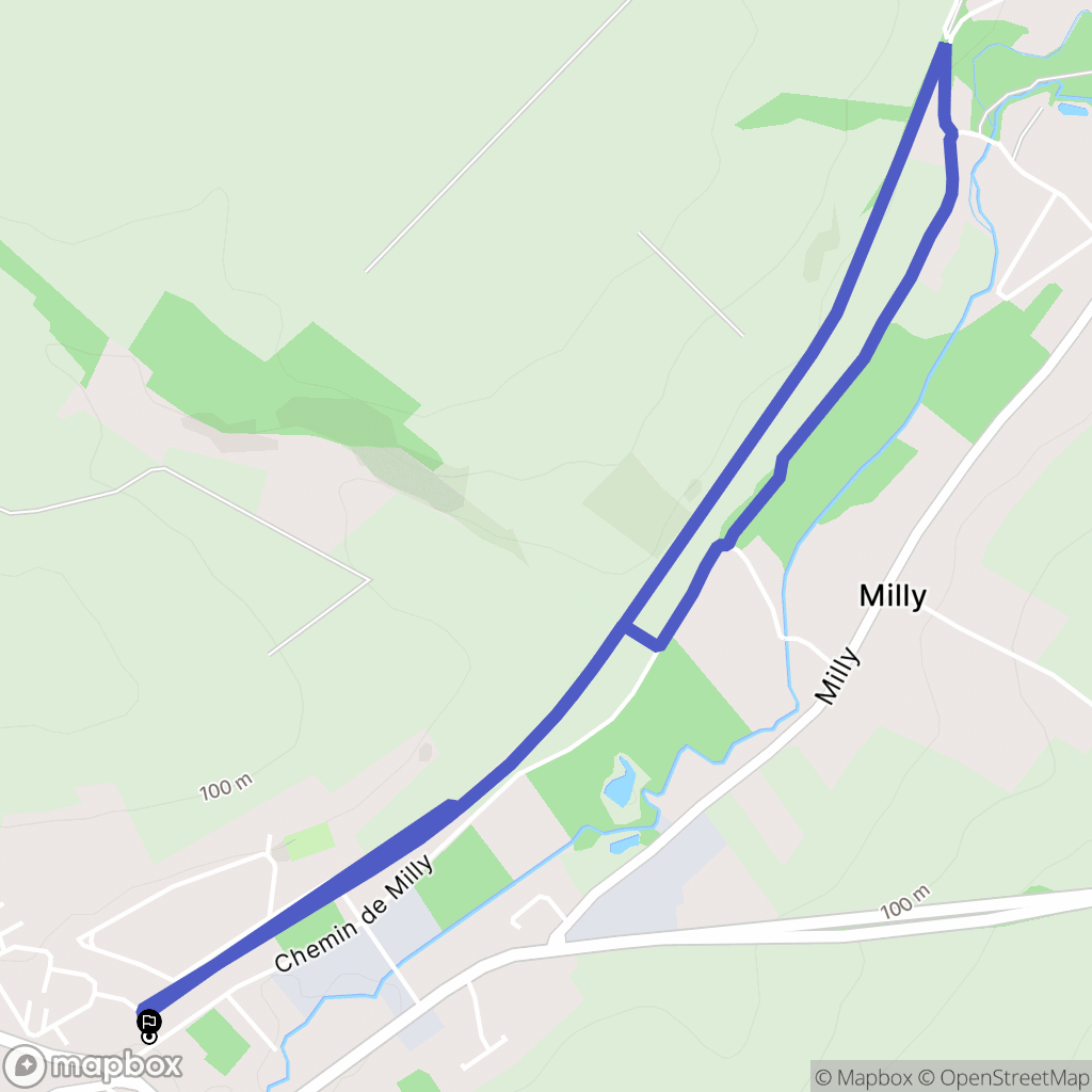 Doullens : carte du parcours de randonnée - France