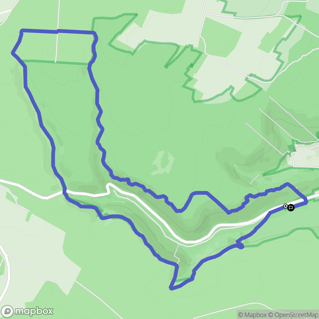 Gevrey-Chambertin : carte du parcours de randonnée - France