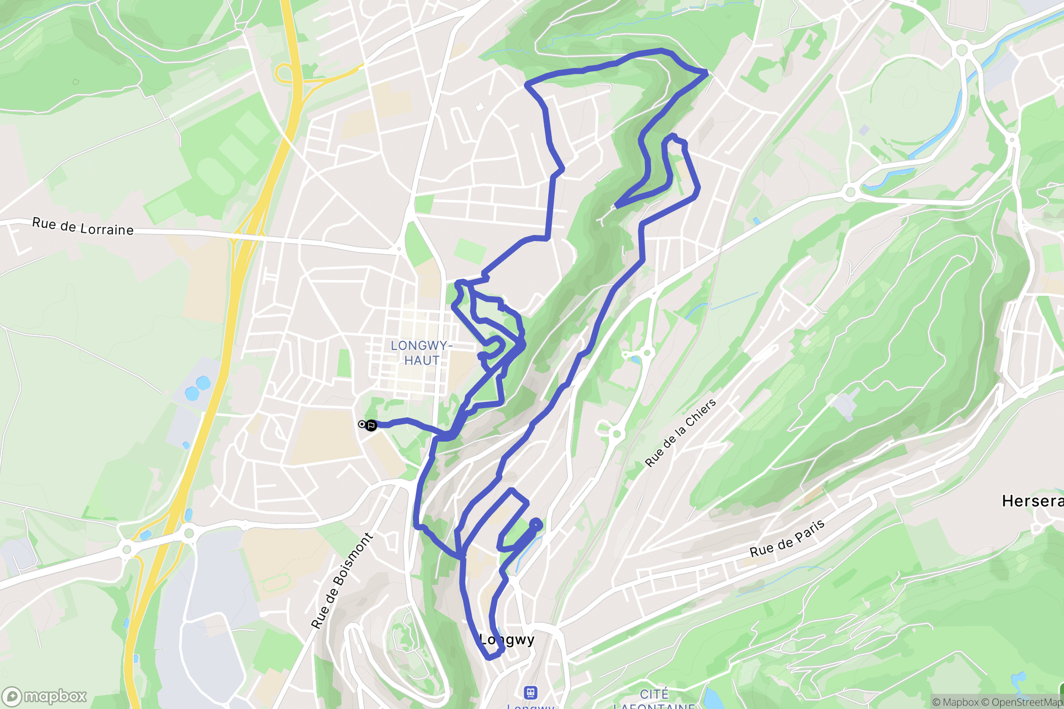 Longwy: routekaart voor buitenactiviteiten - France
