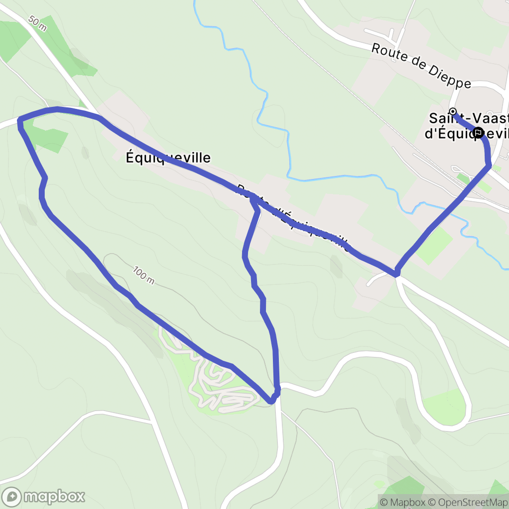 Saint-Vaast-d'Équiqueville: routekaart voor buitenactiviteiten - France