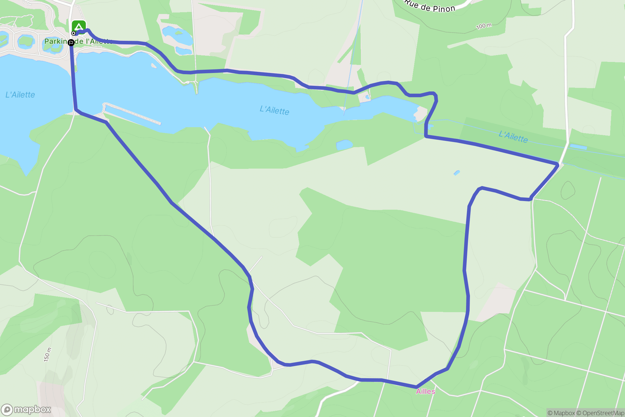 Neuville-sur-Ailette: routekaart voor buitenactiviteiten - France