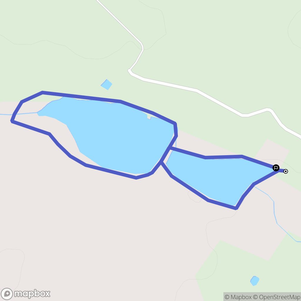 Saint-Germier : carte du parcours de randonnée - France