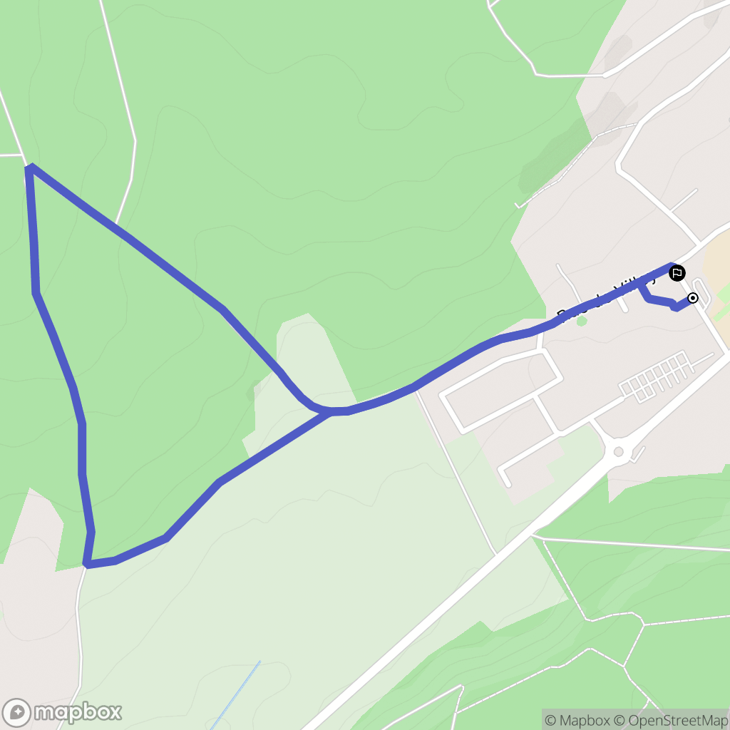 Selongey : carte du parcours de randonnée - France