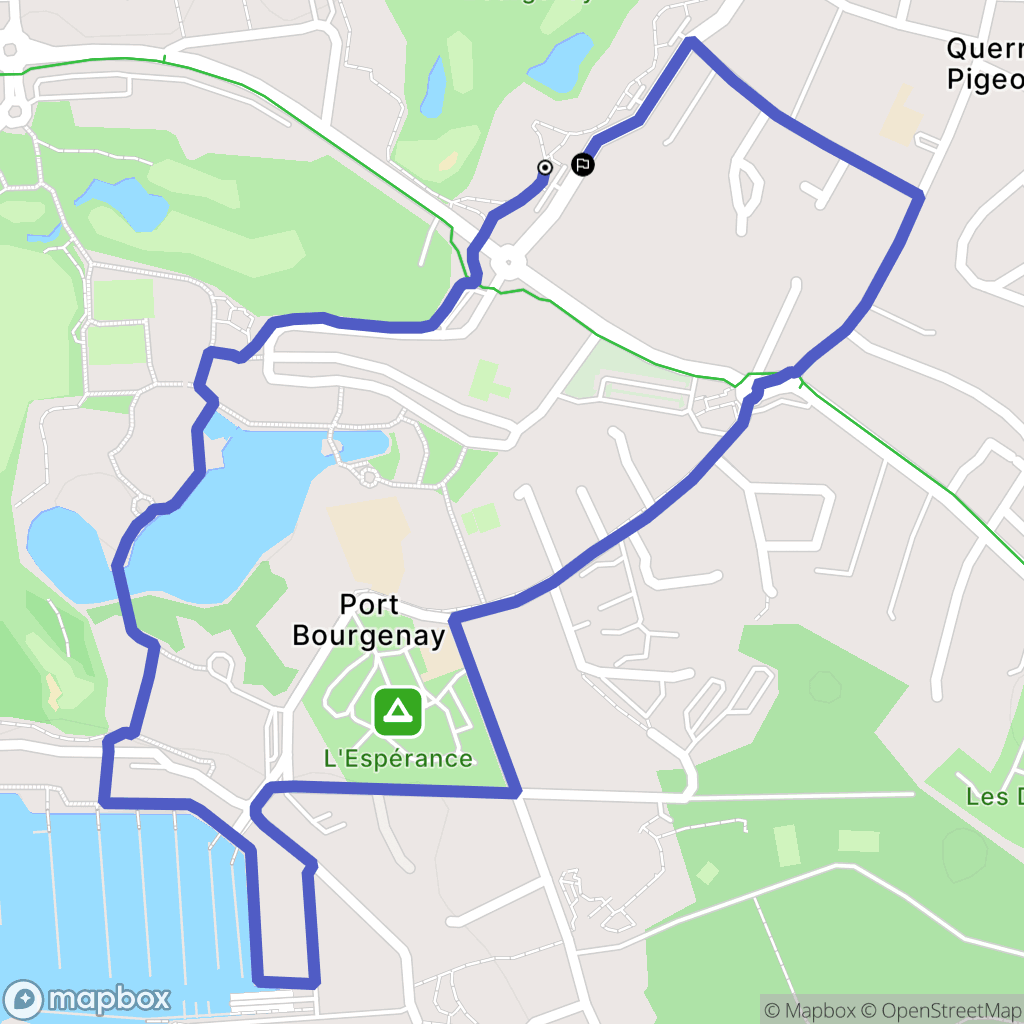 Talmont-Saint-Hilaire : carte du parcours de randonnée - France