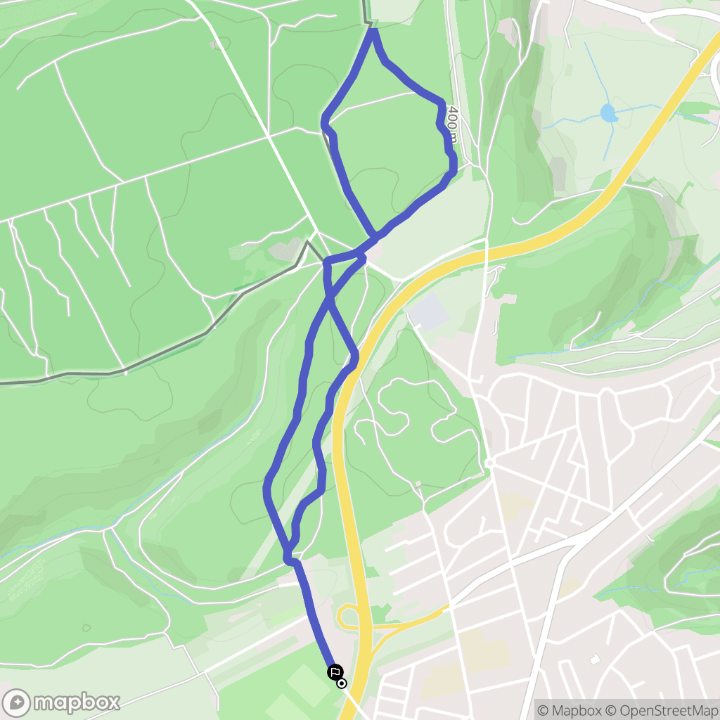 Longwy : carte du parcours de randonnée - France