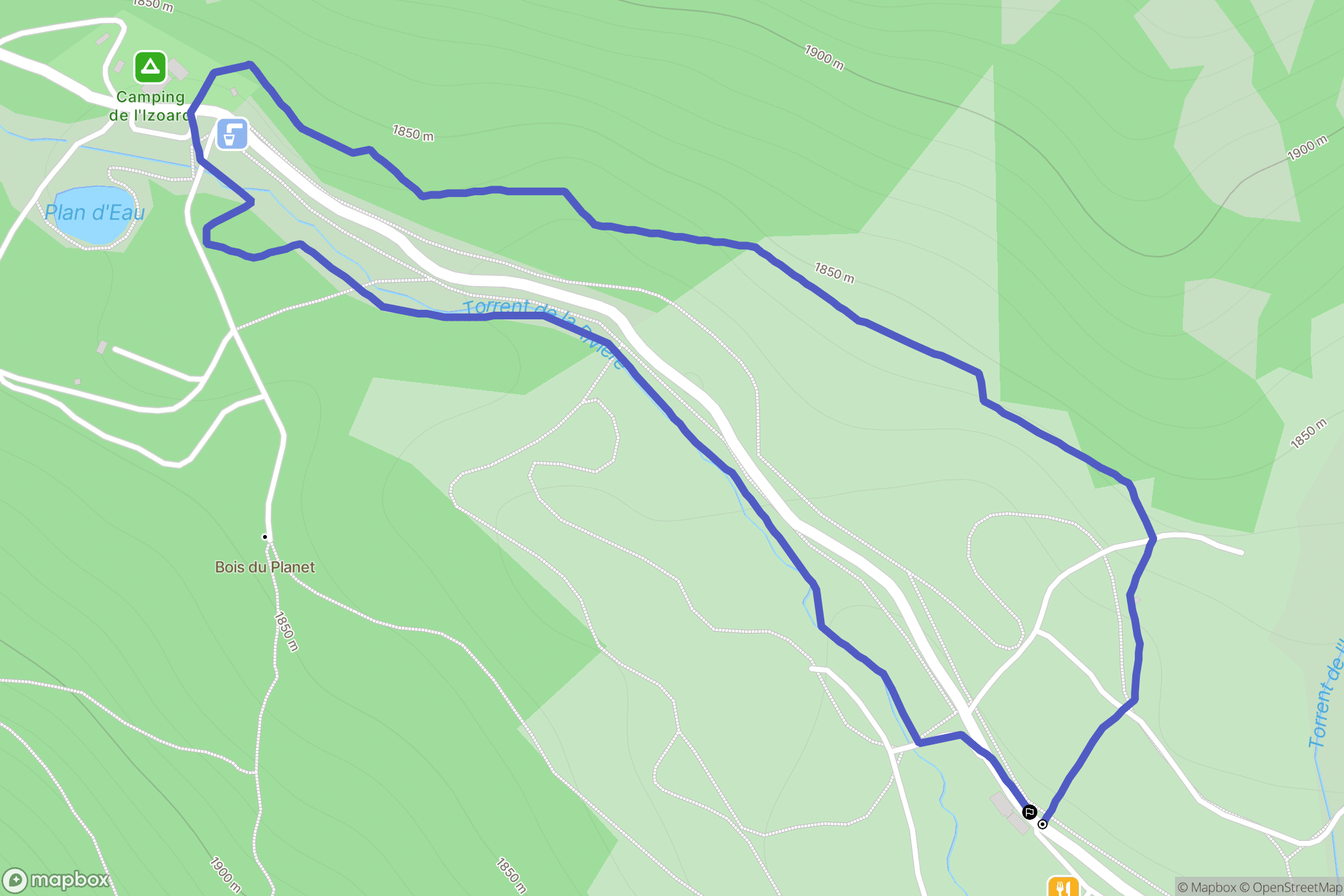 Arvieux: routekaart voor buitenactiviteiten - France