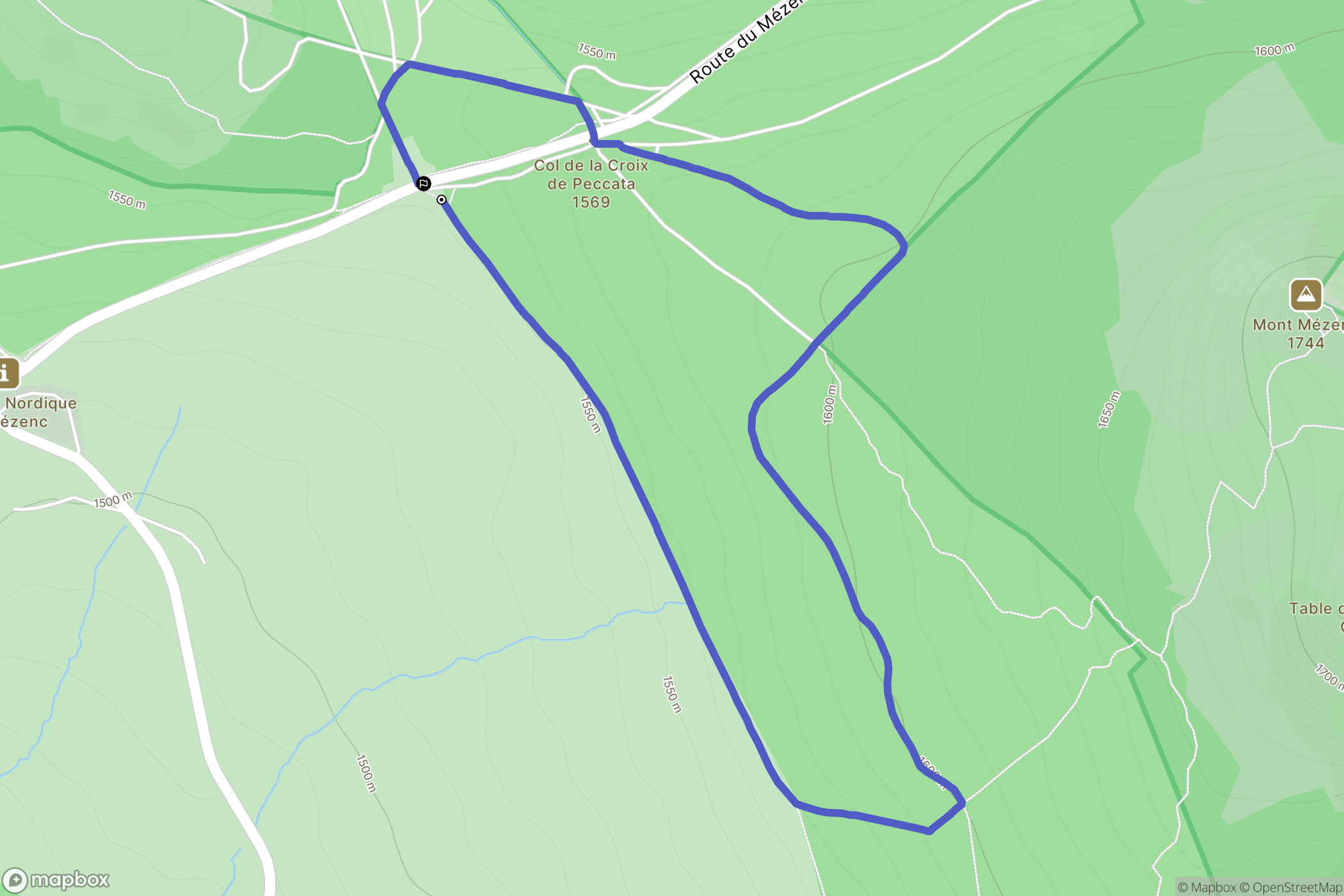 Les Estables: routekaart voor buitenactiviteiten - France
