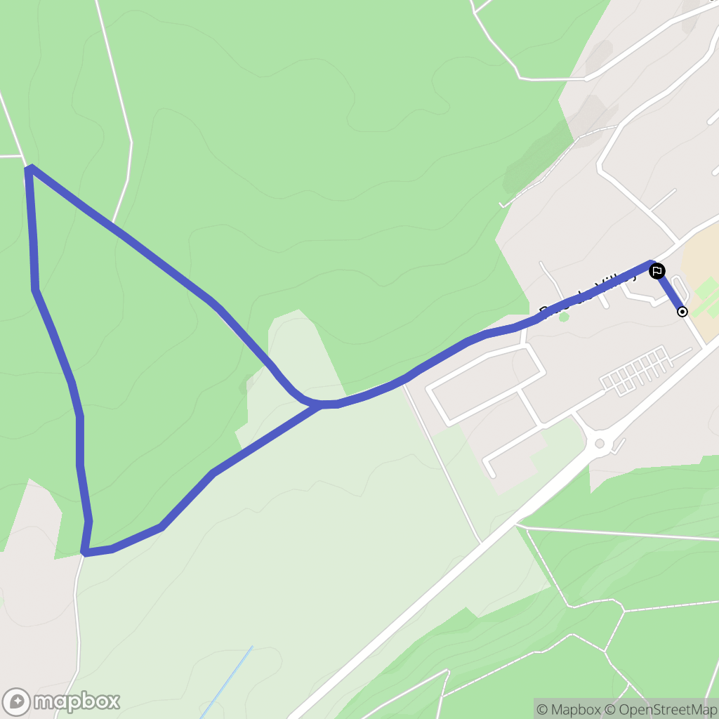 Selongey : carte du parcours de randonnée - France