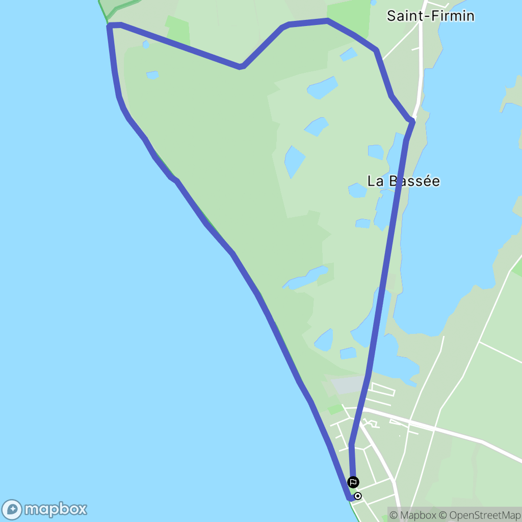 Le Crotoy : carte du parcours de randonnée - France