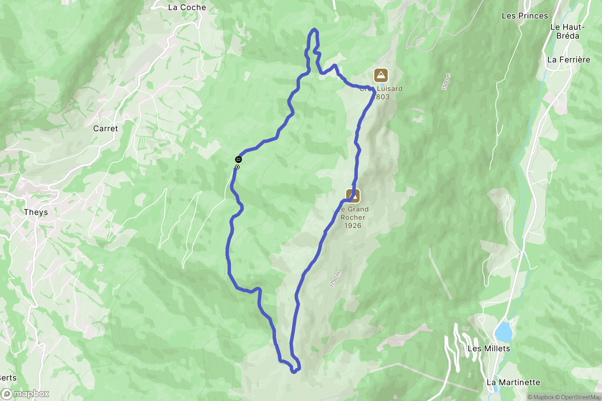 Theys: routekaart voor buitenactiviteiten - France
