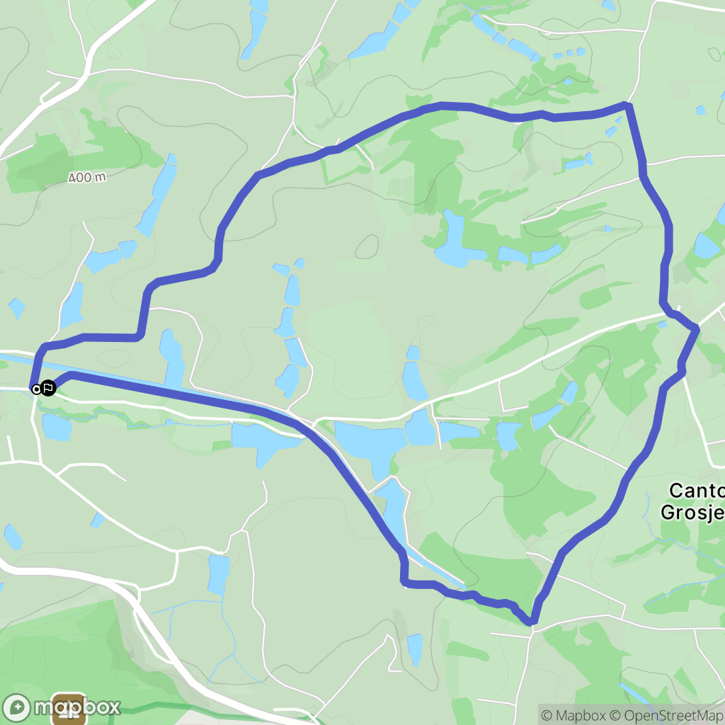 Frahier-et-Chatebier : carte du parcours de randonnée - France