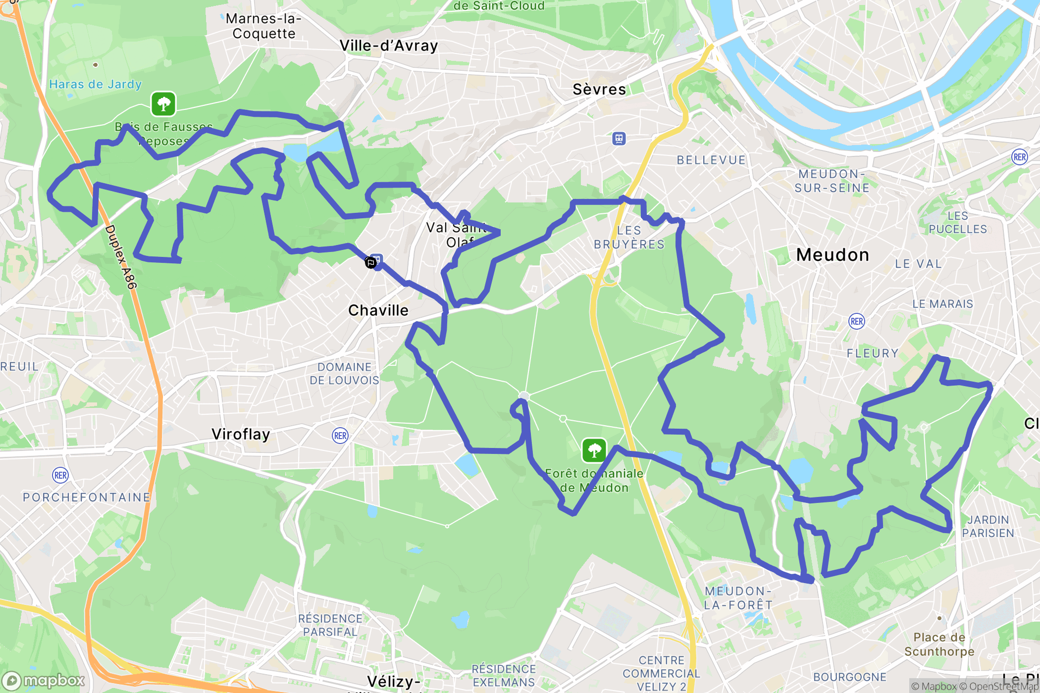 Chaville: routekaart voor buitenactiviteiten - France