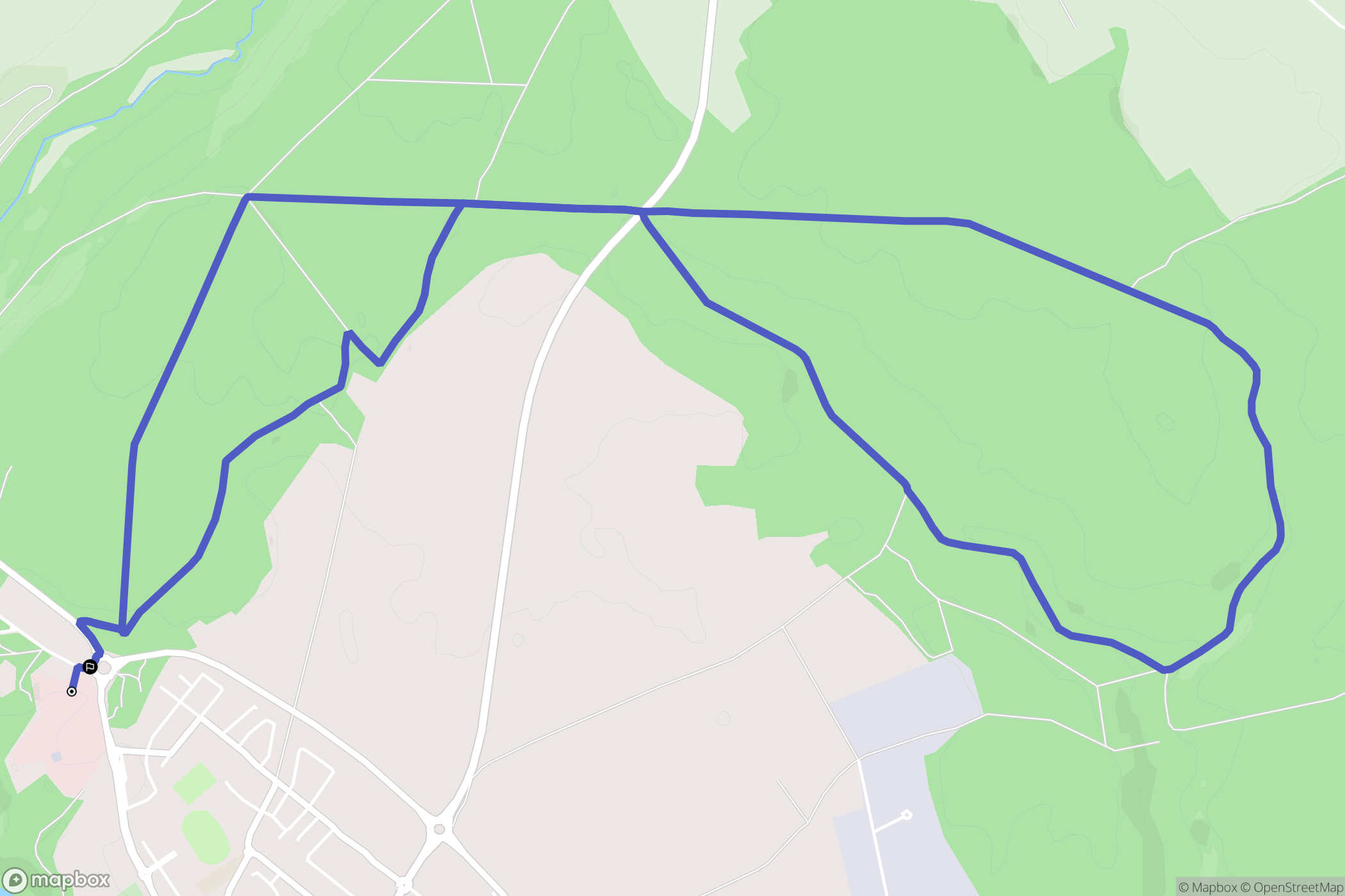Val de Briey : carte du parcours de randonnée - France