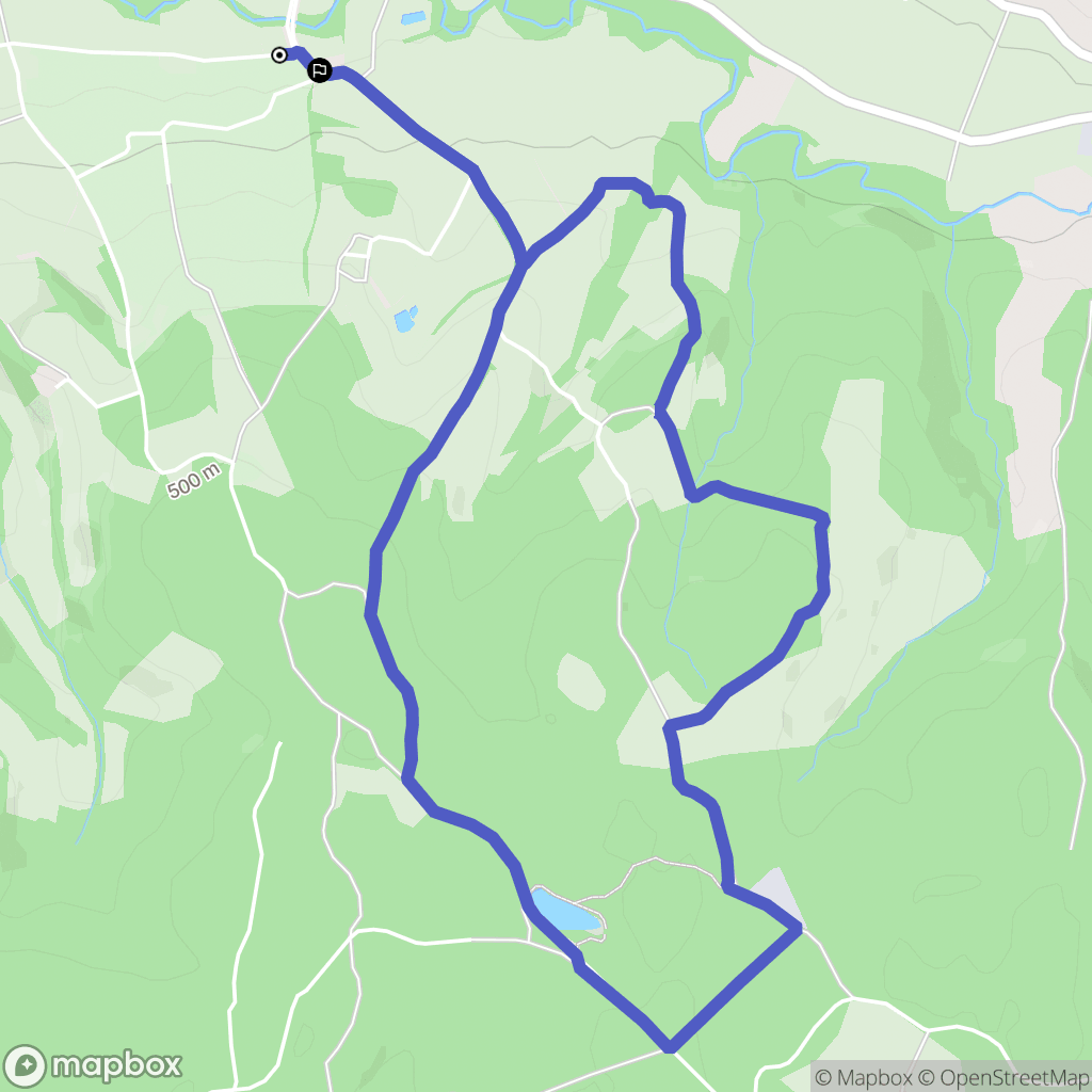 Le Grand-Serre : carte du parcours de randonnée - France