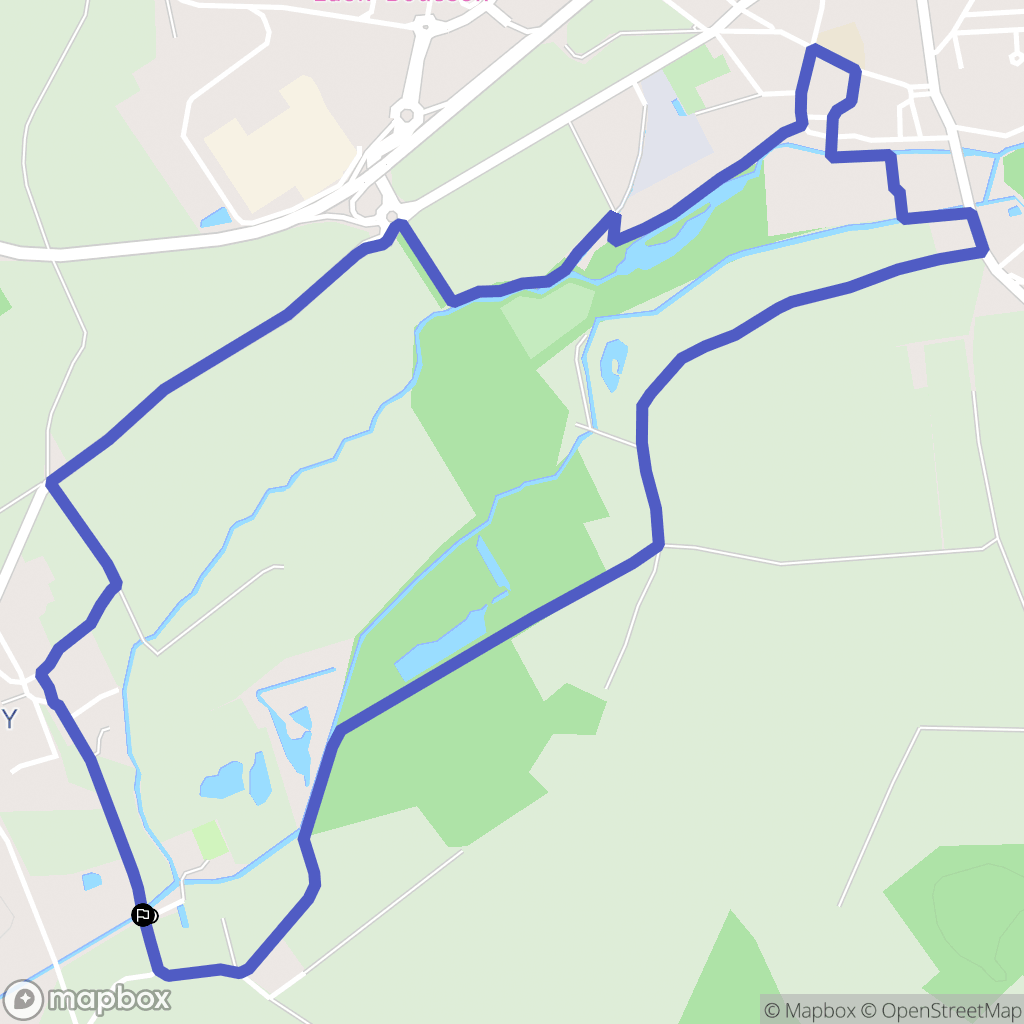Laon : carte du parcours de randonnée - France