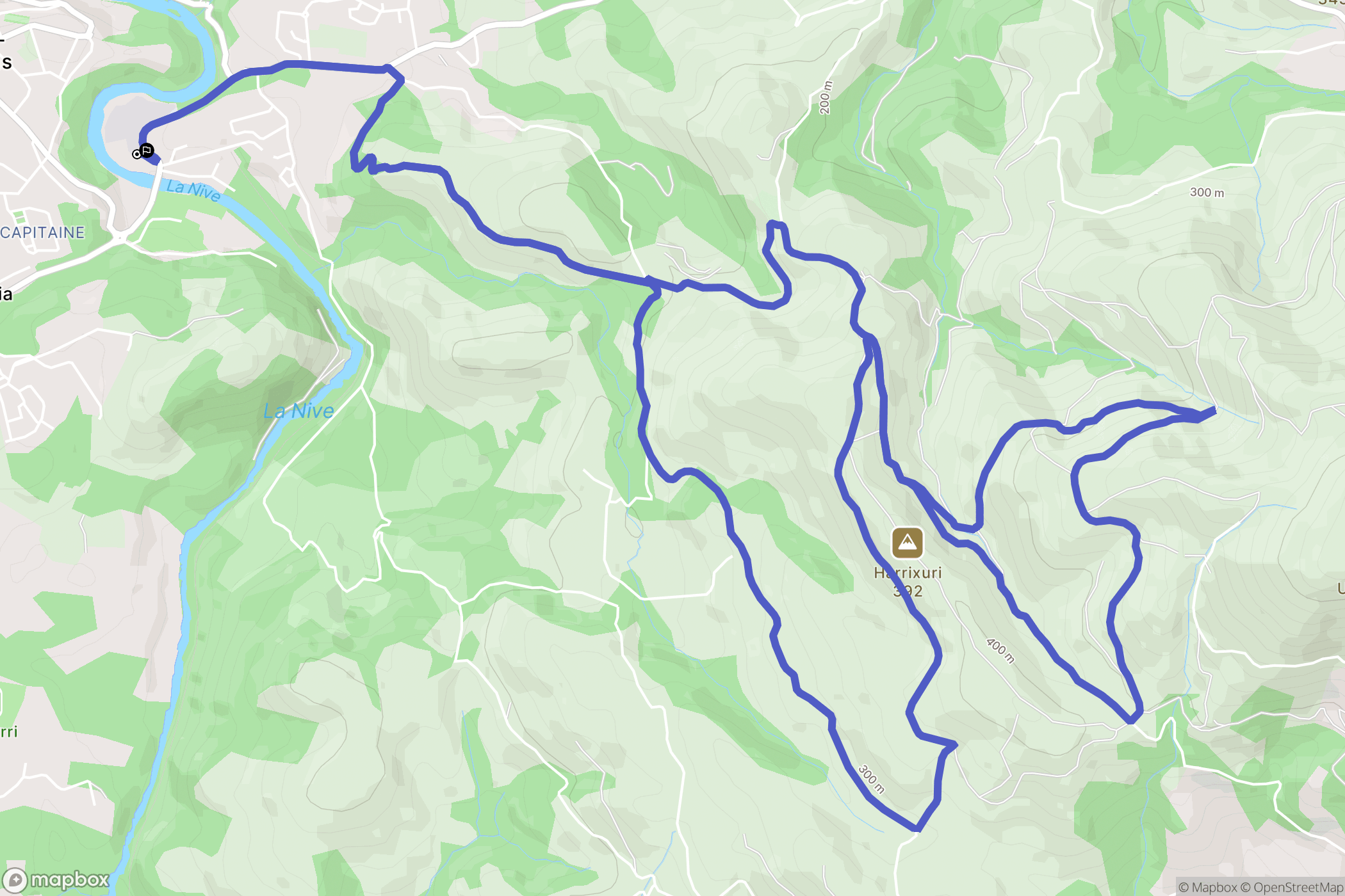 Cambo les Bains: routekaart voor buitenactiviteiten - France