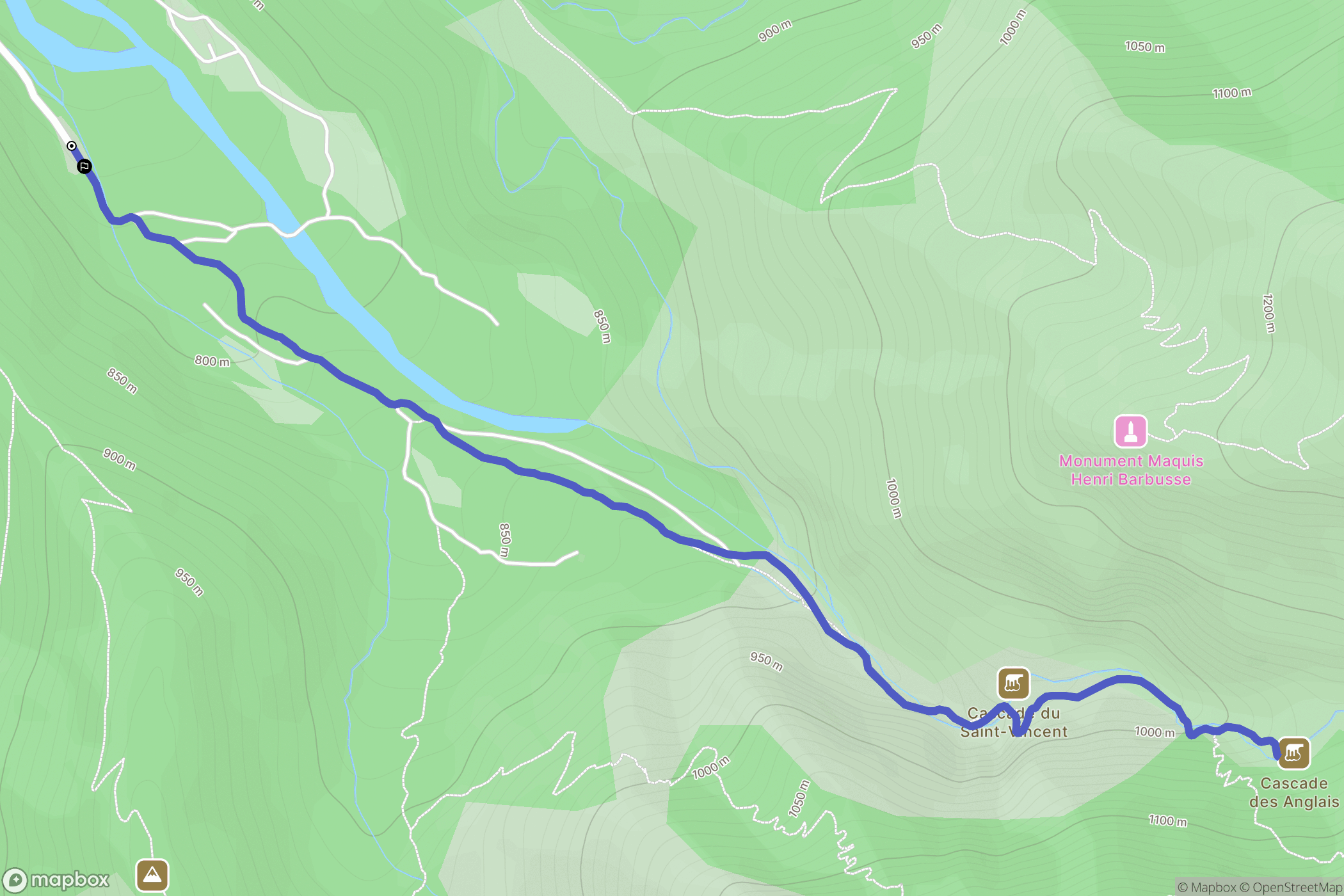 Vernet les Bains: routekaart voor buitenactiviteiten - France
