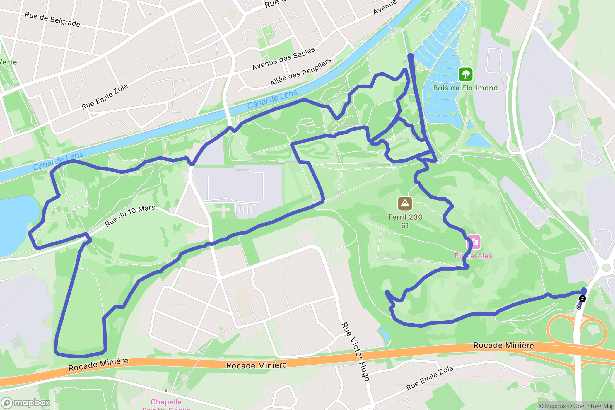 Fouquières-lès-Lens: routekaart voor buitenactiviteiten - France