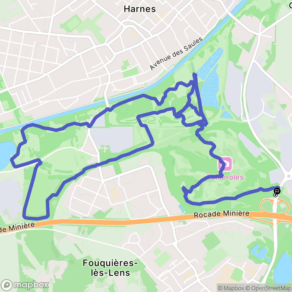 Fouquières-lès-Lens: routekaart voor buitenactiviteiten - France