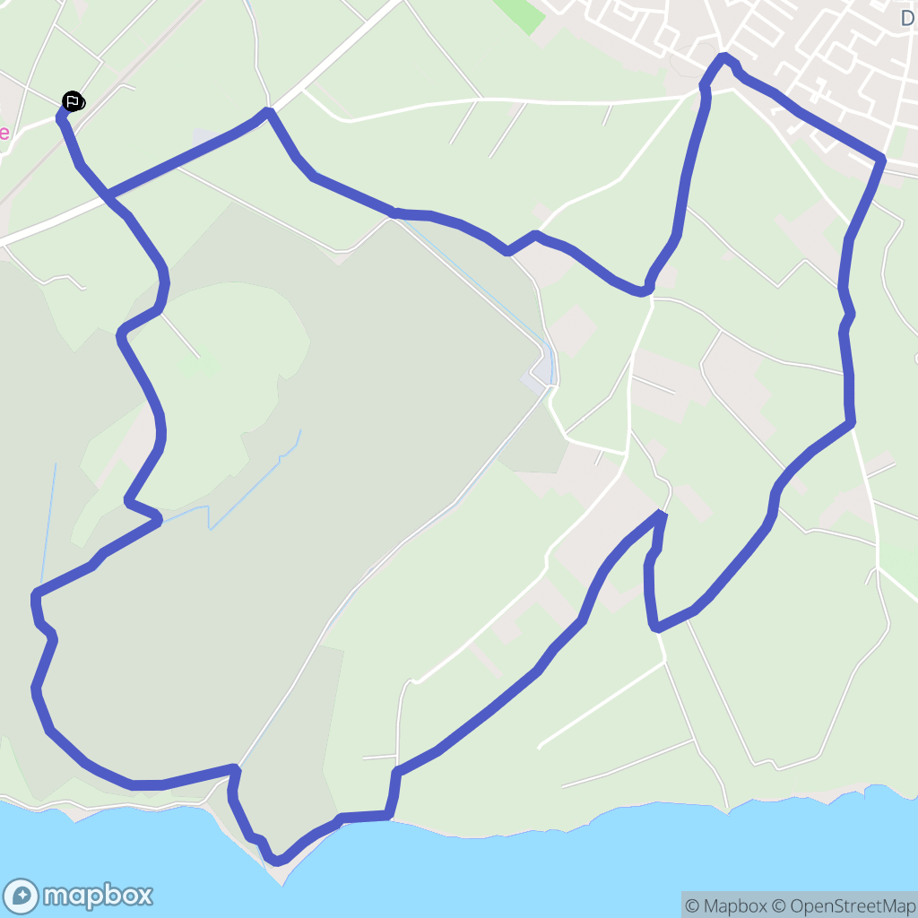 Villeneuve-lès-Maguelone : carte du parcours de randonnée - France