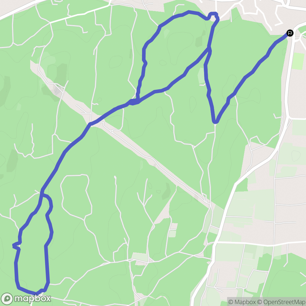 Barbentane : carte du parcours de randonnée - France
