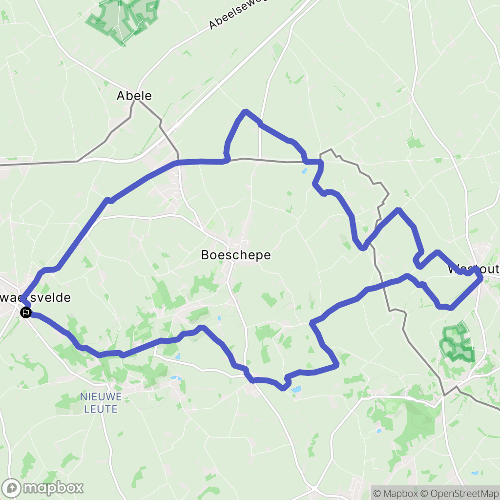 Godewaersvelde: routekaart voor buitenactiviteiten - France