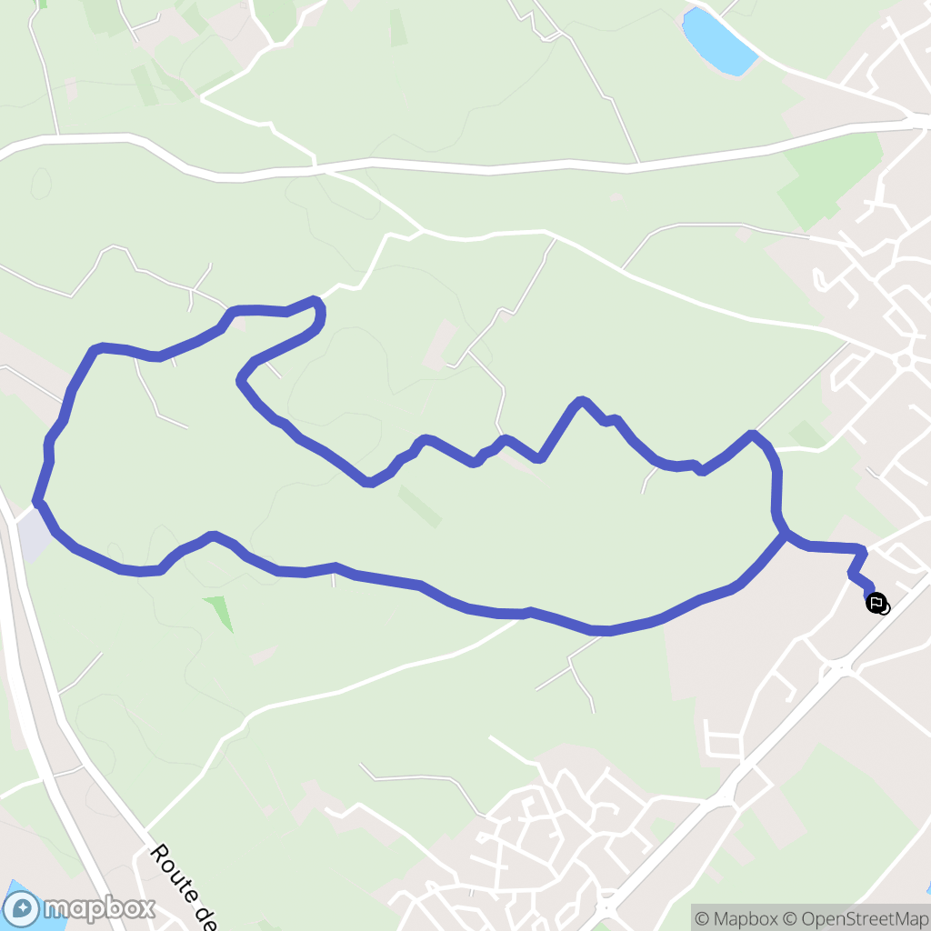 Frontignan : carte du parcours de randonnée - France