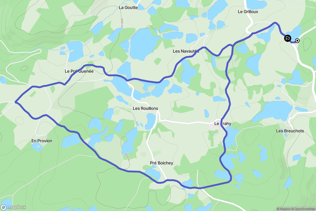 Servance-Miellin: routekaart voor buitenactiviteiten - France