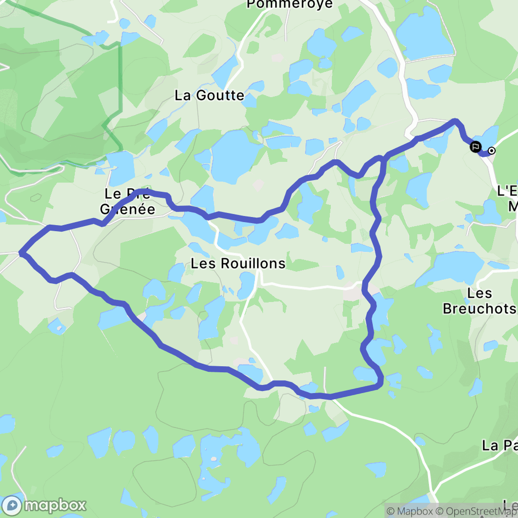 Servance-Miellin: routekaart voor buitenactiviteiten - France