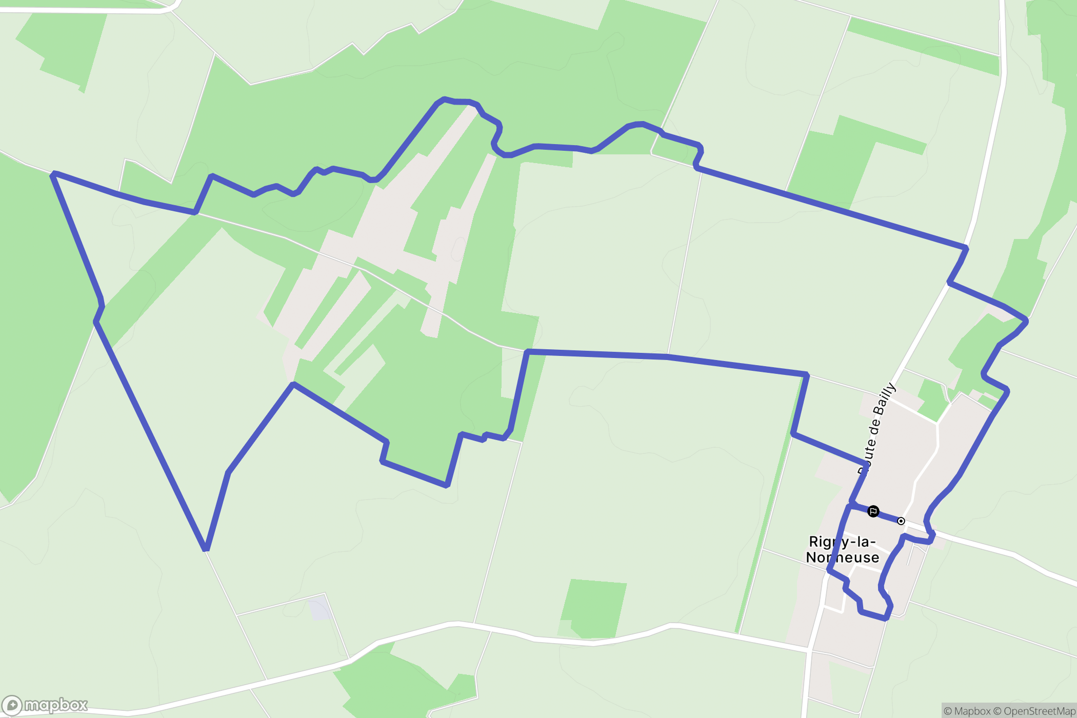 Rigny-la-Nonneuse: routekaart voor buitenactiviteiten - France